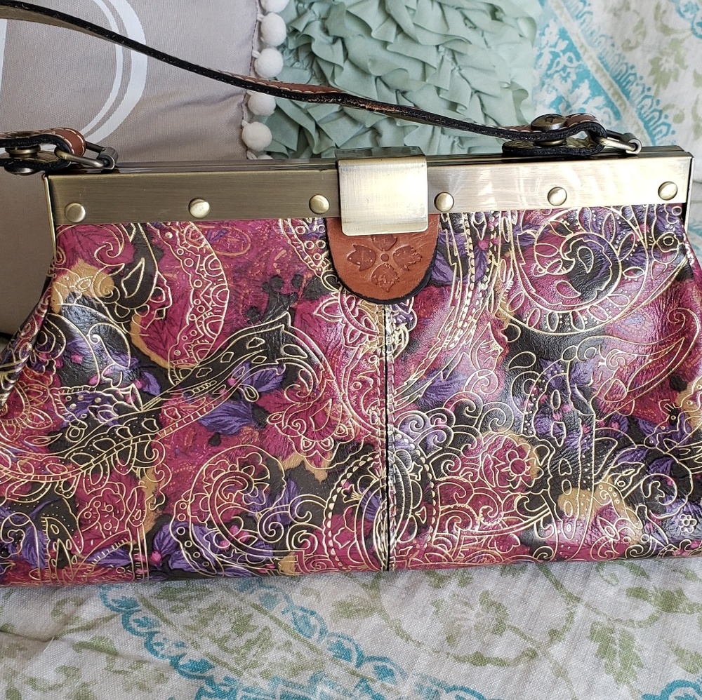 Patricia Nash Italian Leather Handbag